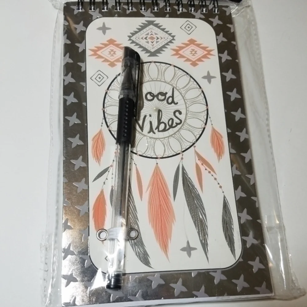 GOOD VIBES Notepad And Gel Pen Duo